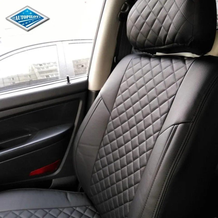 Чехлы Автопилот ромб экокожа