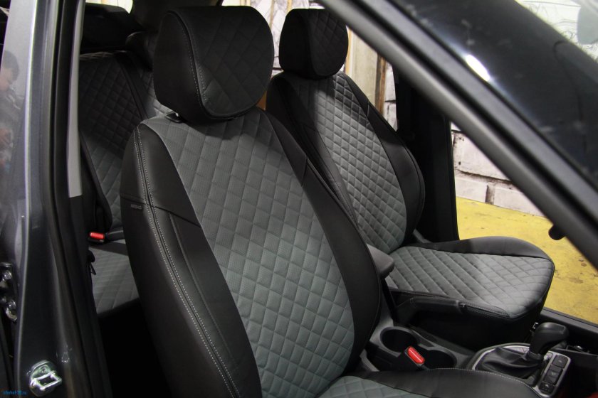 Чехлы Автопилот ромб экокожа