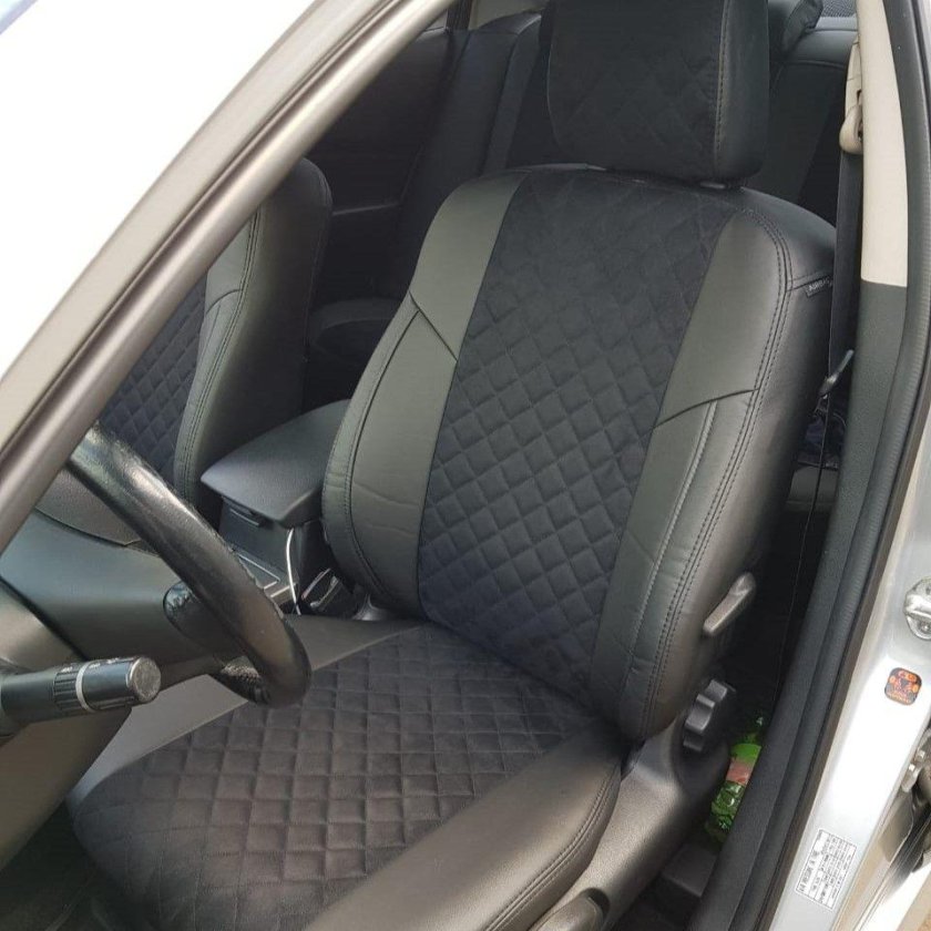 Чехлы Автопилот алькантара ромб