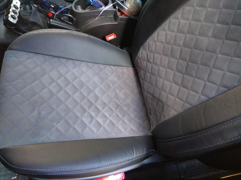 Чехлы Автопилот экокожа алькантара