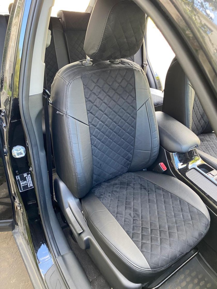 Чехлы Автопилот алькантара черный