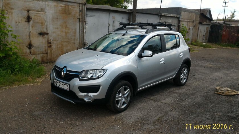 Рейлинги Renault Sandero Stepway 2