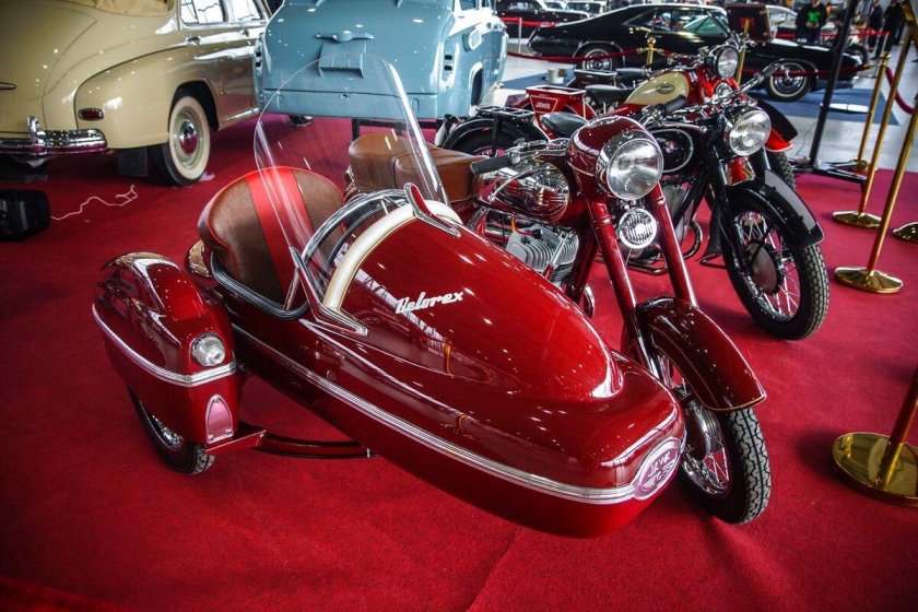 Ява 350 старушка с коляской