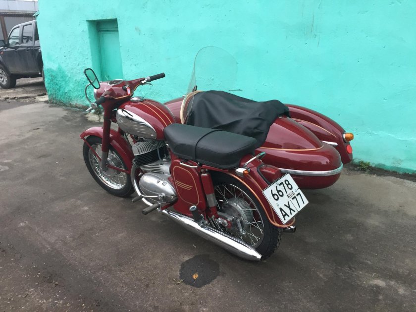 Ява 350 старушка с коляской