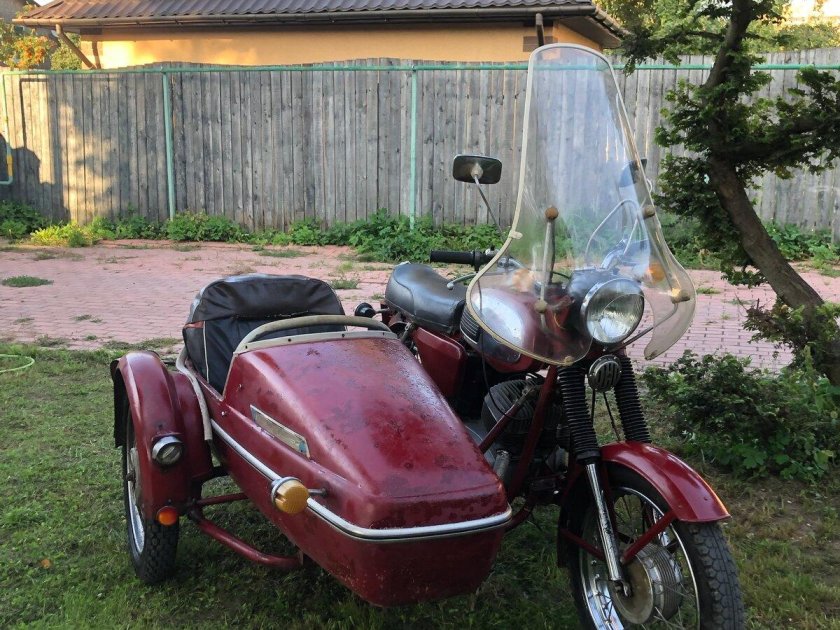 Ява 634 с коляской