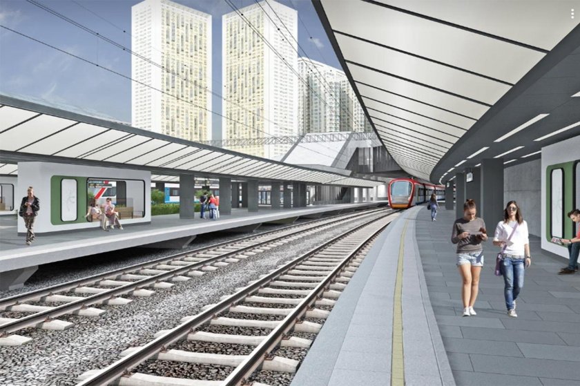 Станция МЦД 1 Беговая