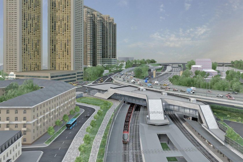 Станция МЦД 1 Беговая