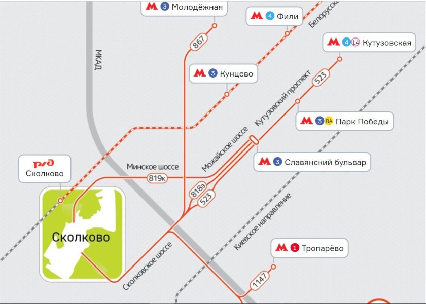 Схема путей белорусского вокзала