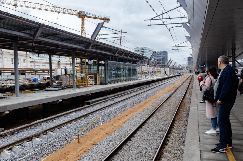 Новые платформы на Курском вокзале