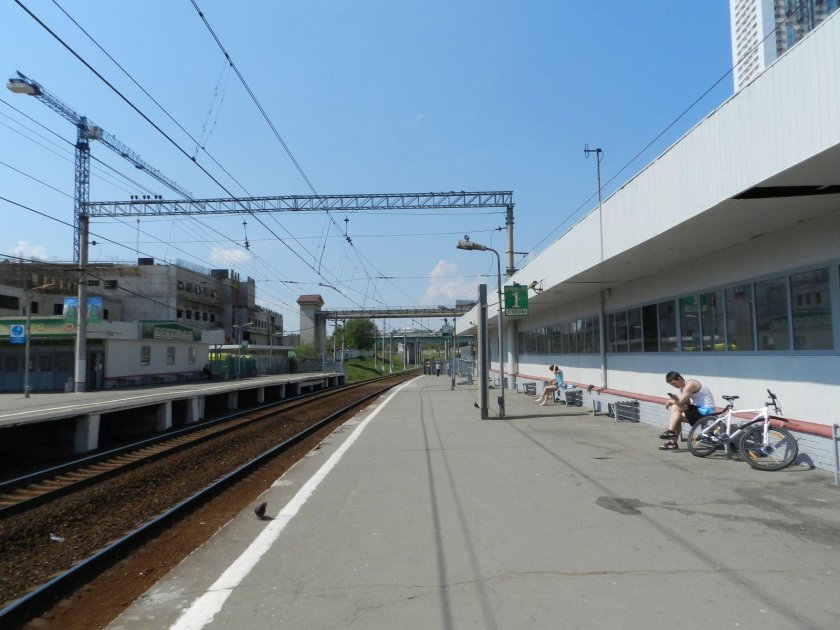 Станция Беговая электрички