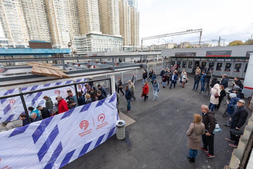 Реконструкция станции Беговая МЦД-1