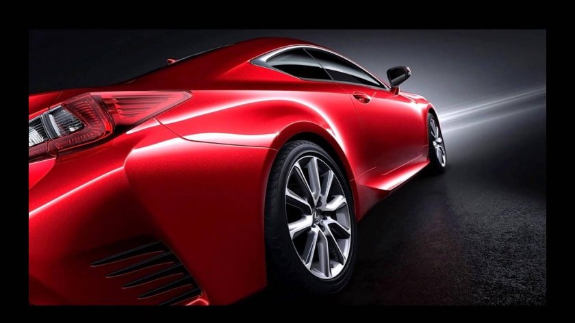 Красный Лексус