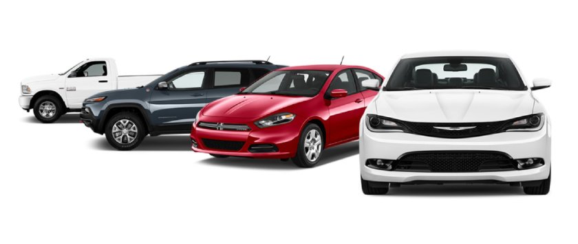 Несколько машин на белом фоне