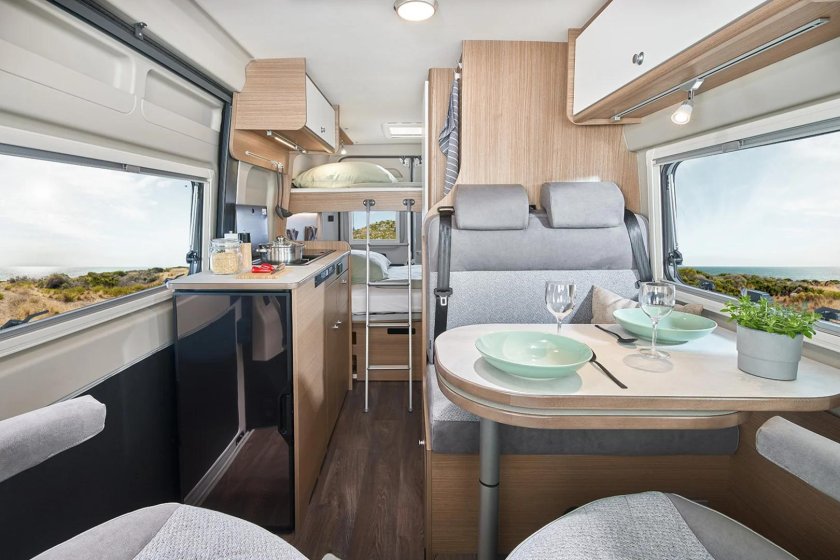 Автодом внутри