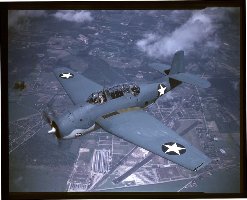 Торпедоносцев-бомбардировщиков «Эвенджер»