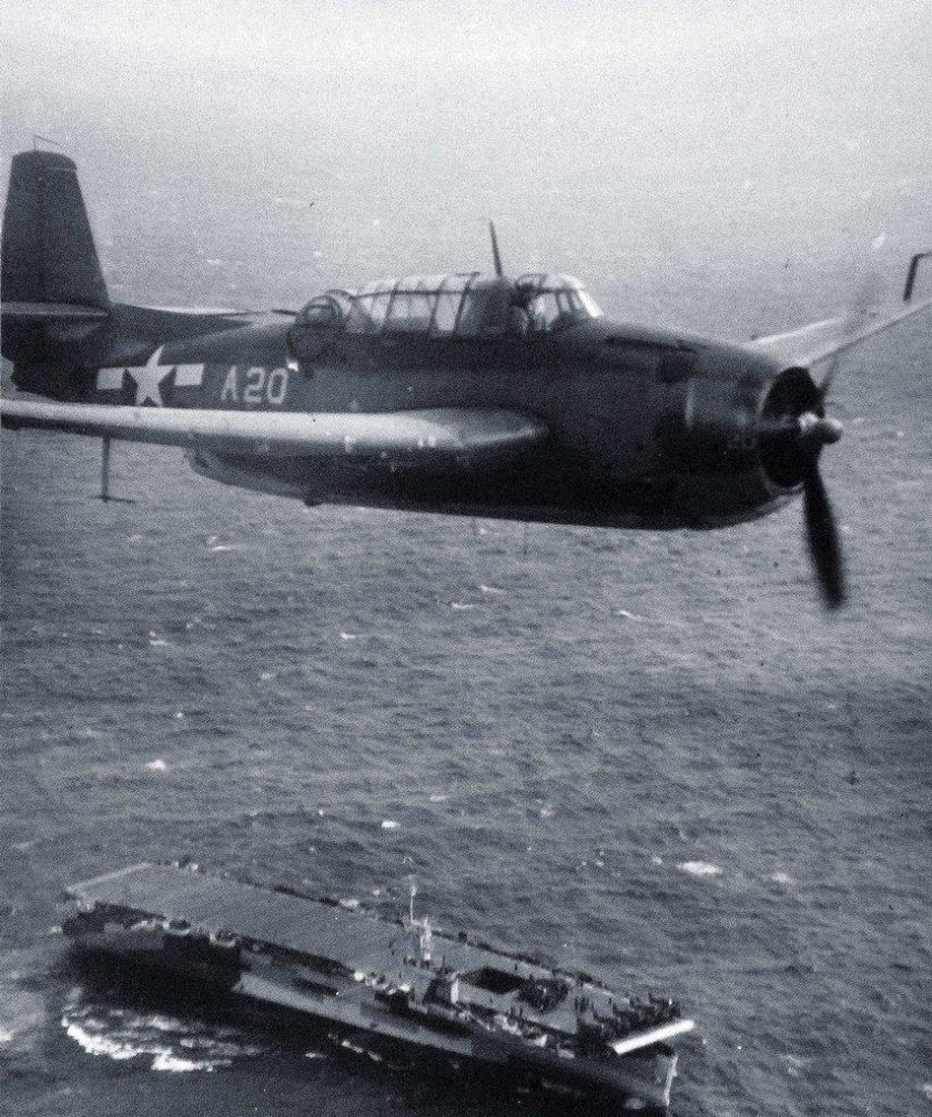 Grumman TBF-1 "Avenger" сражение в заливе лейте 1944