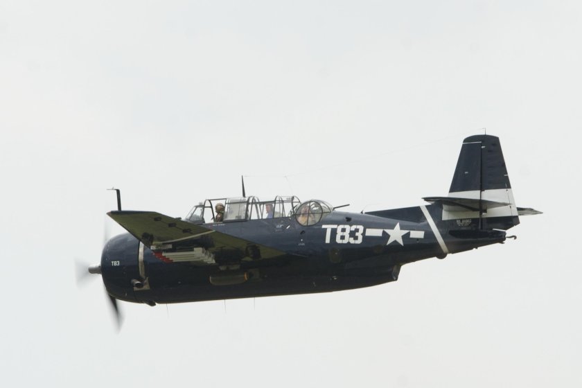 Торпедоносец Эвенджер кабина