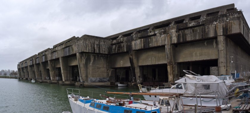 База немецких подводных лодок в Устье Лены
