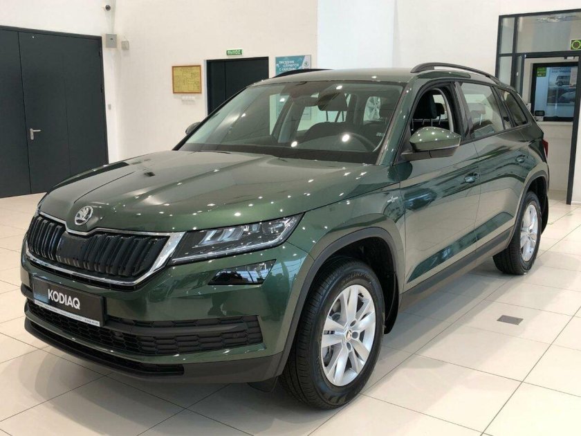 Шкода кодиак зеленая