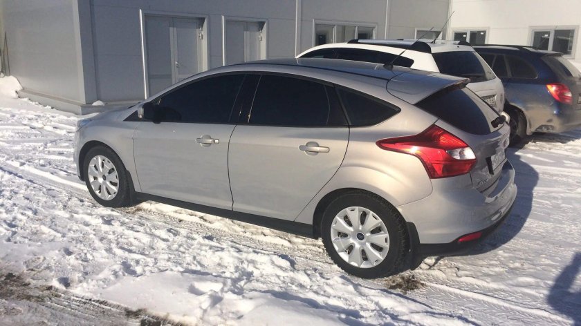 Форд фокус 3 серый тонированный