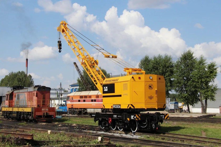 Железнодорожный кран КДЭ-163