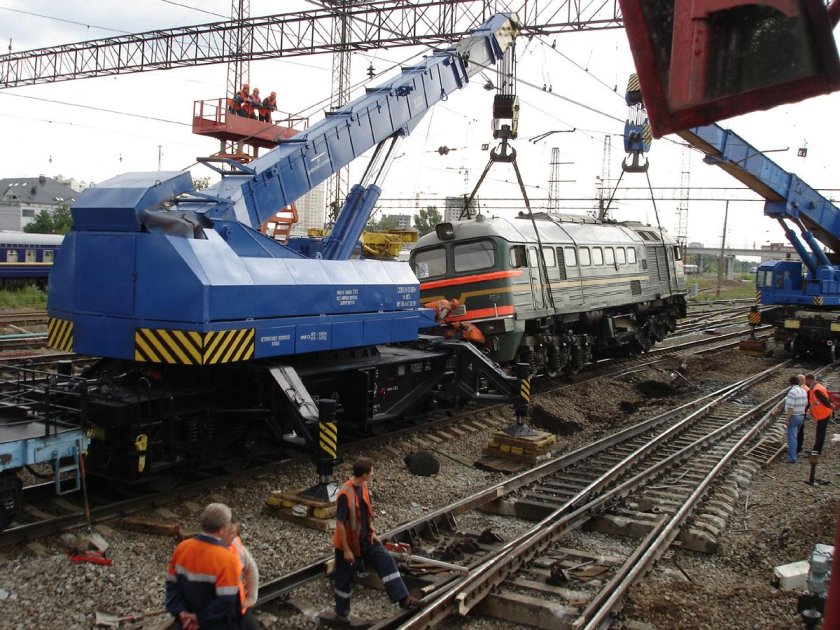 Восстановительный поезд РЖД