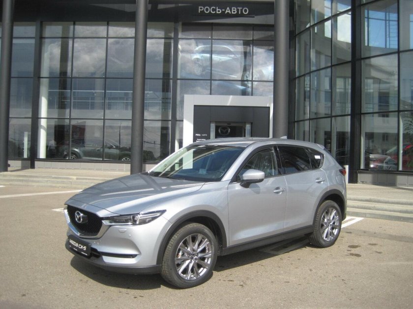Mazda CX 5 серебристая