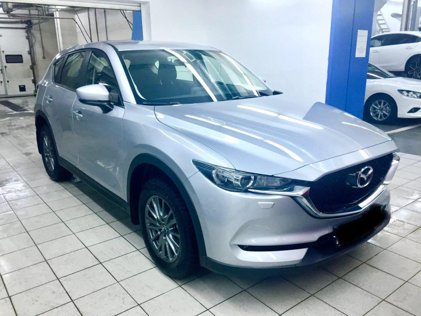 Mazda CX 5 серебристая