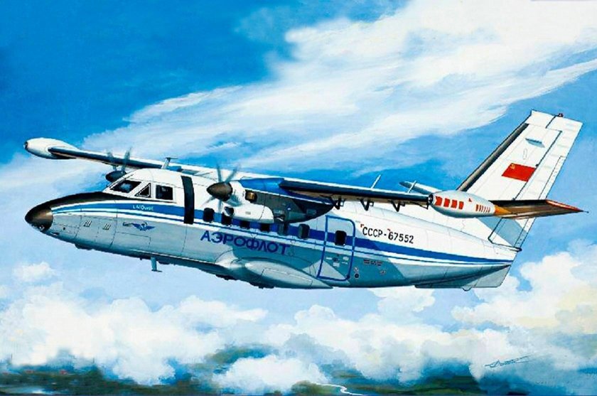 Модель самолета л 410