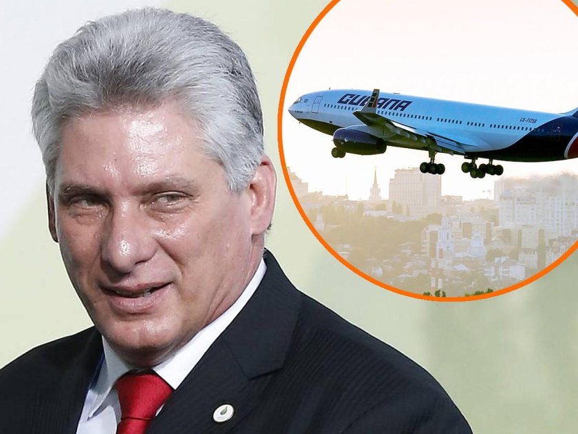 Президент Кубы прилетел в Москву