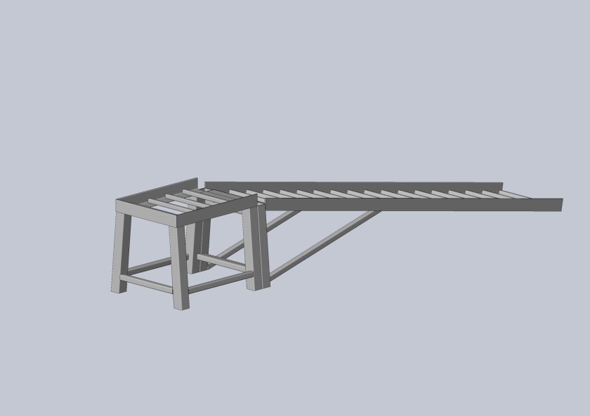 Универсальная разборная эстакада УРЭ-300ал