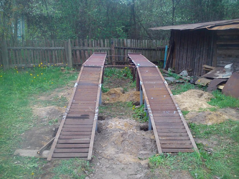 Эстакада для машины