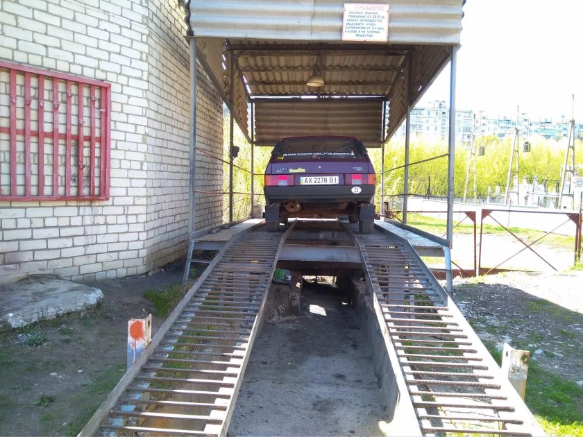 Эстакада для газели