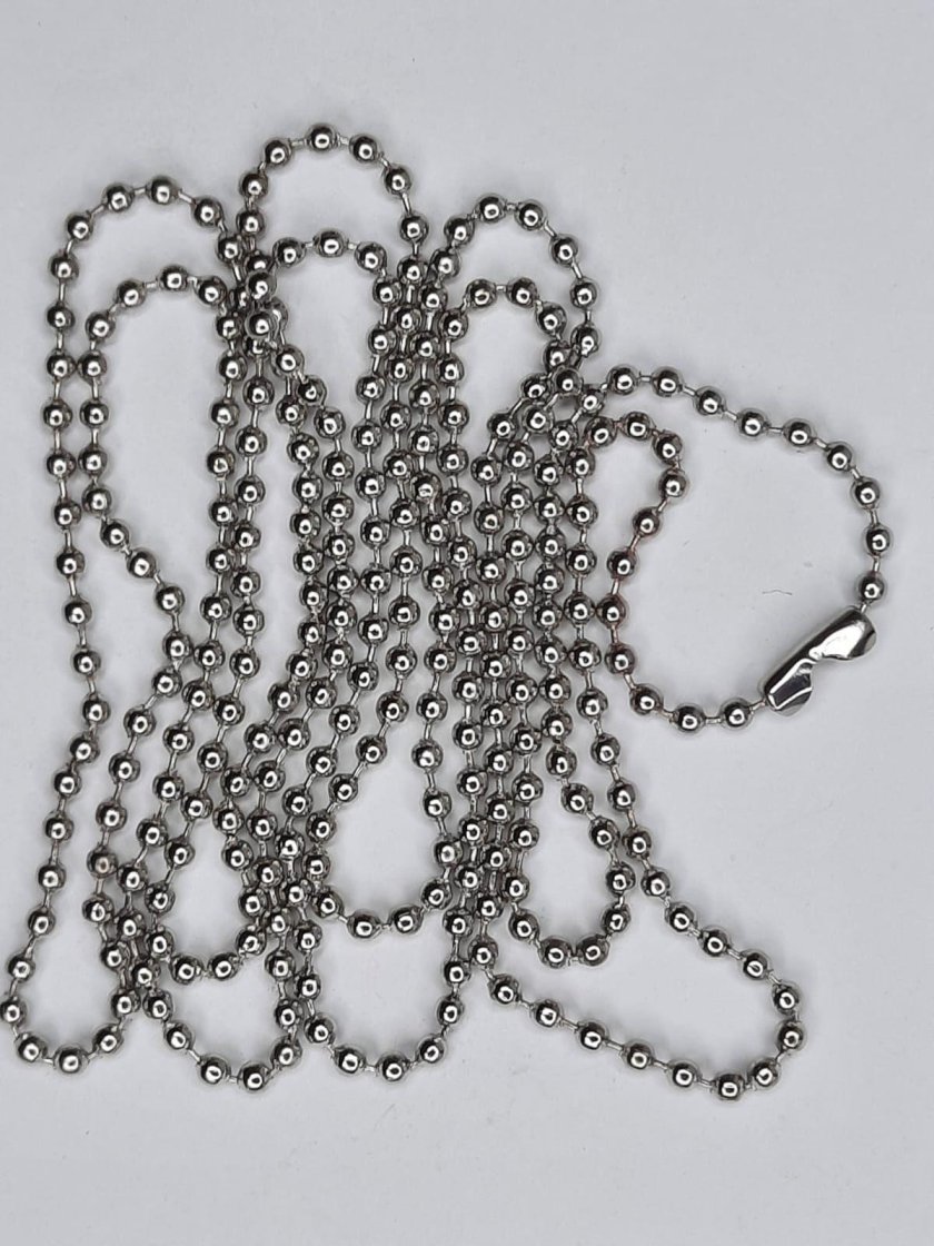 Шариковая цепочка для жетонов