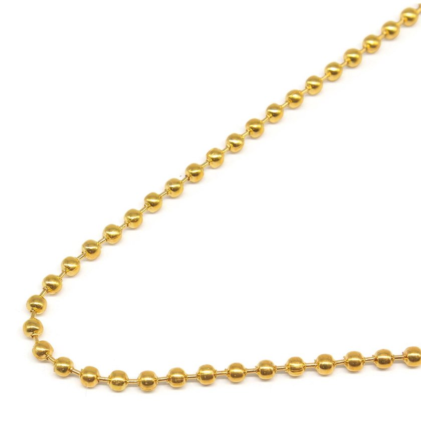 Цепочка шариковая металлическая