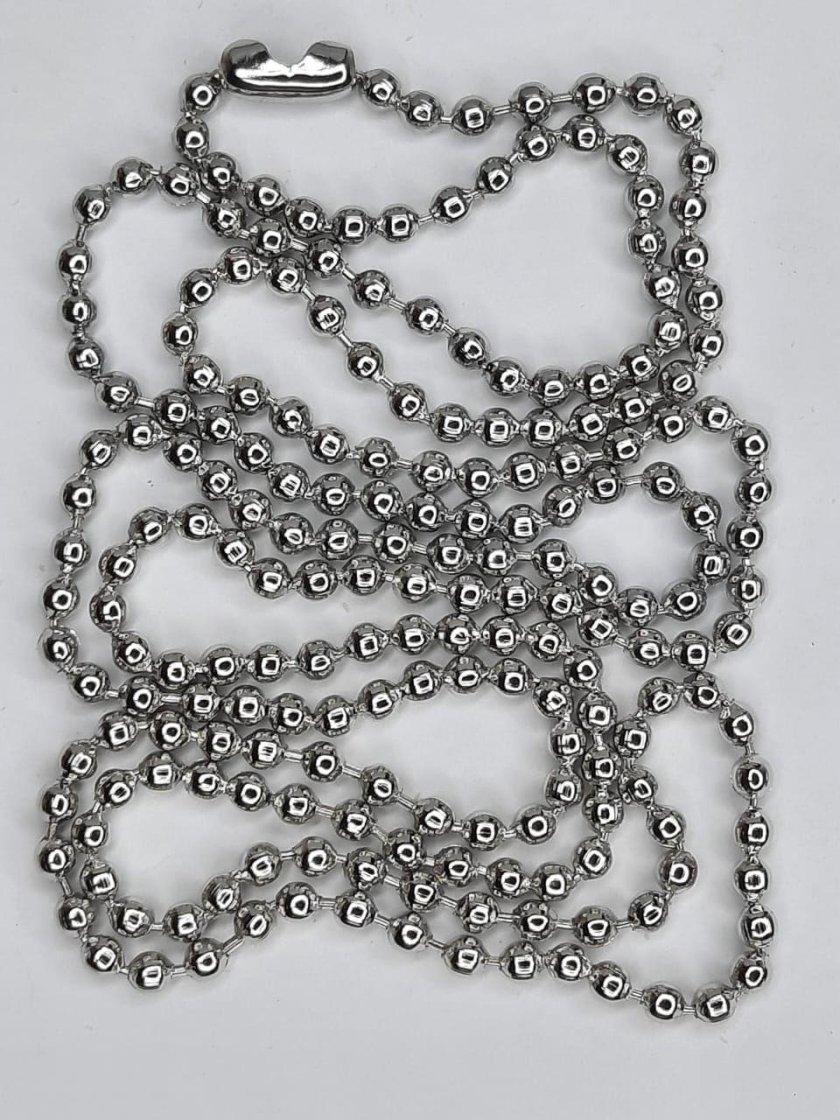 Шариковая цепочка для жетонов