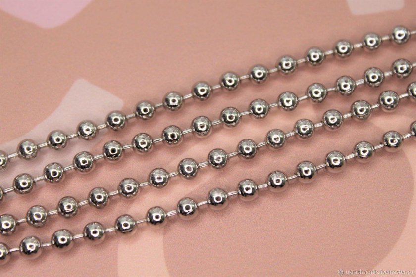 Шариковая цепочка крупная