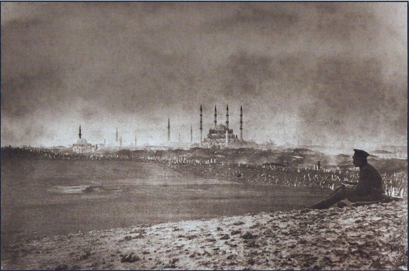 Русский солдат у стен Константинополя 1878