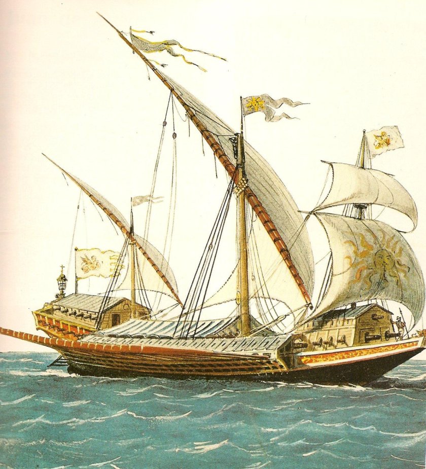 Галеас корабль 16 век