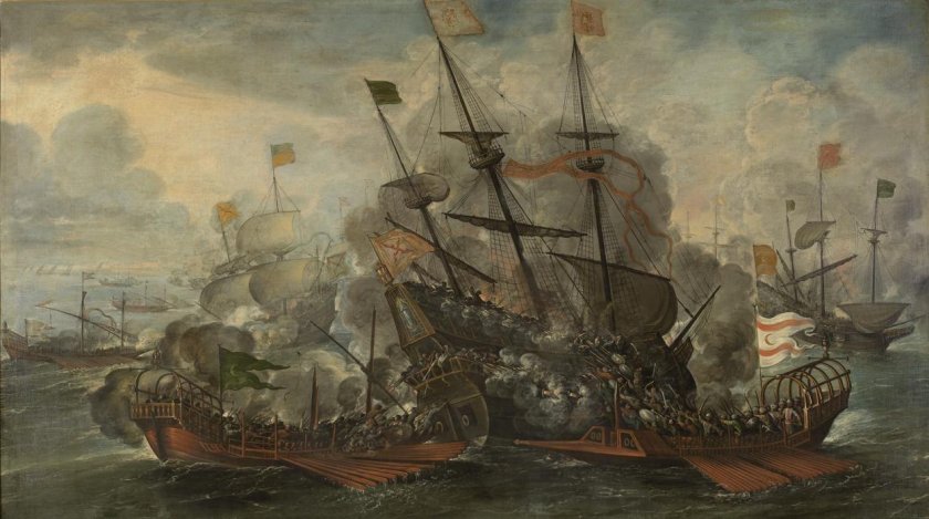 Морское сражение абордаж