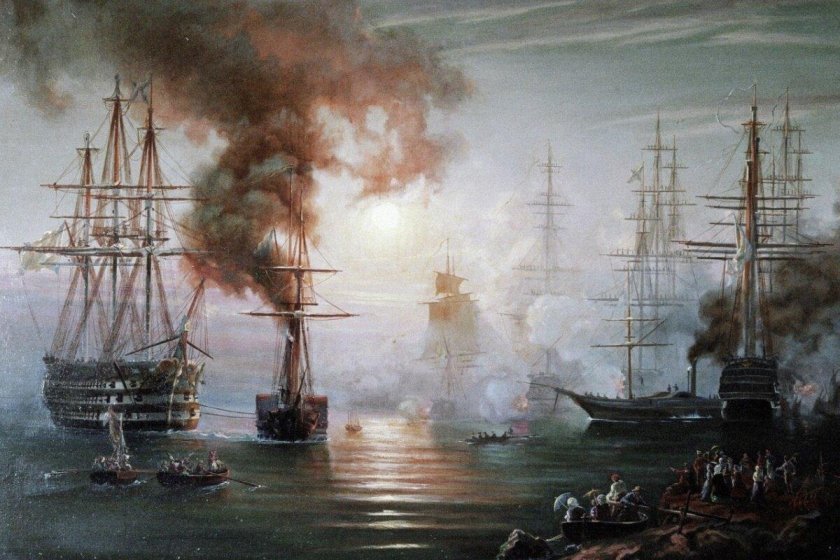 Нахимов 1853 Синопское сражение