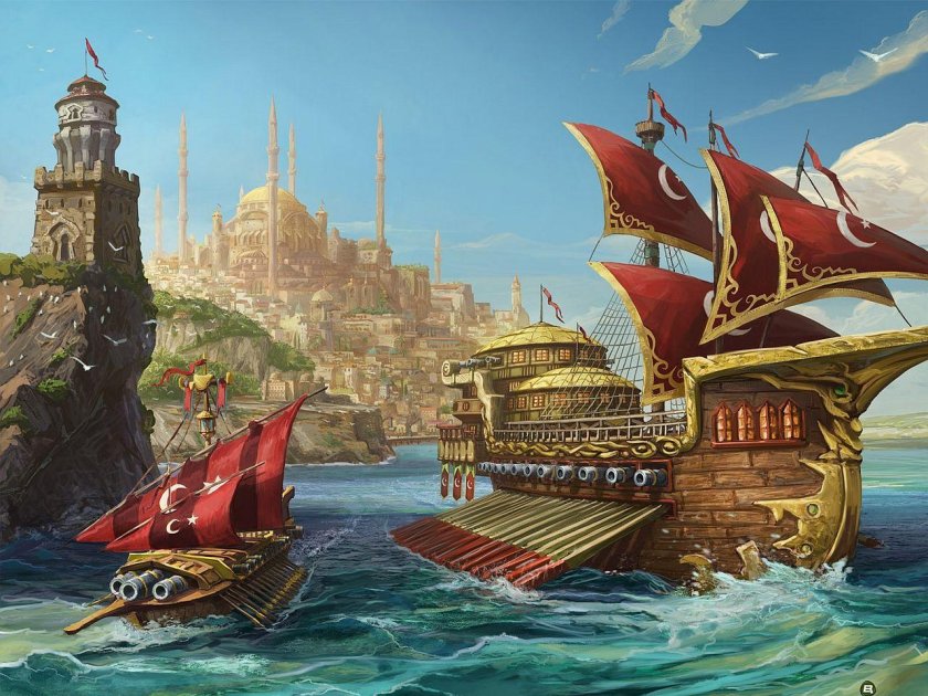 Корабли Османской империи 16 века