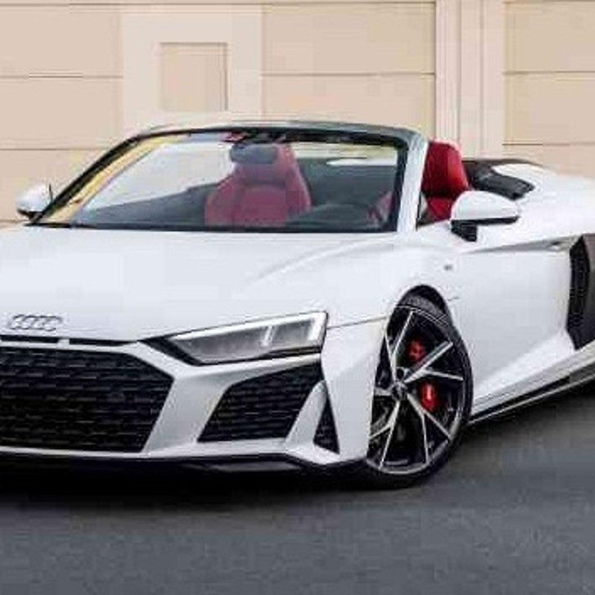 Audi r8 Spyder кабриолет серебряный Дубай