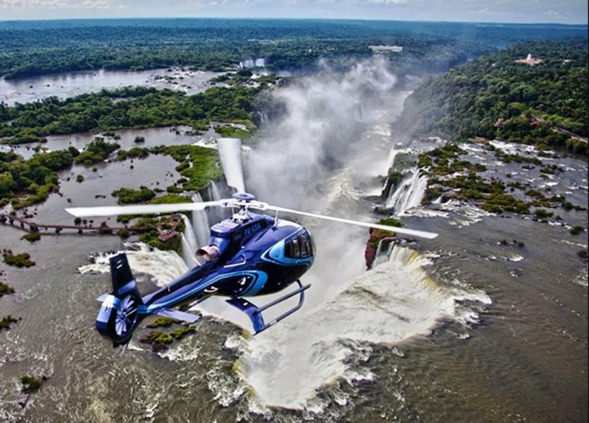 Водопады Игуасу вертолет