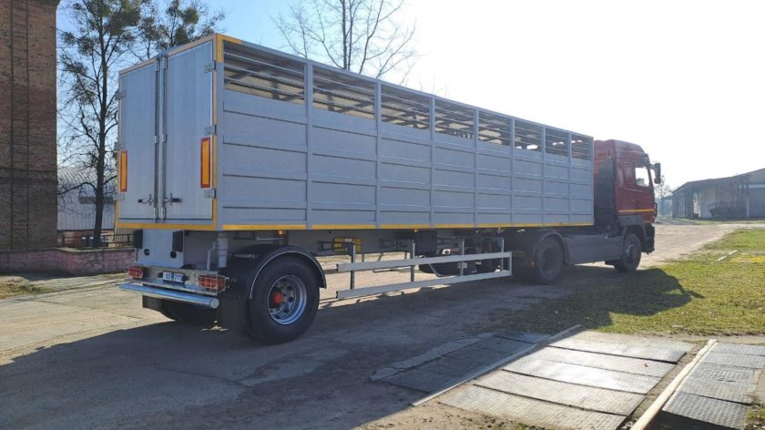 Полуприцеп-скотовоз апс 552400