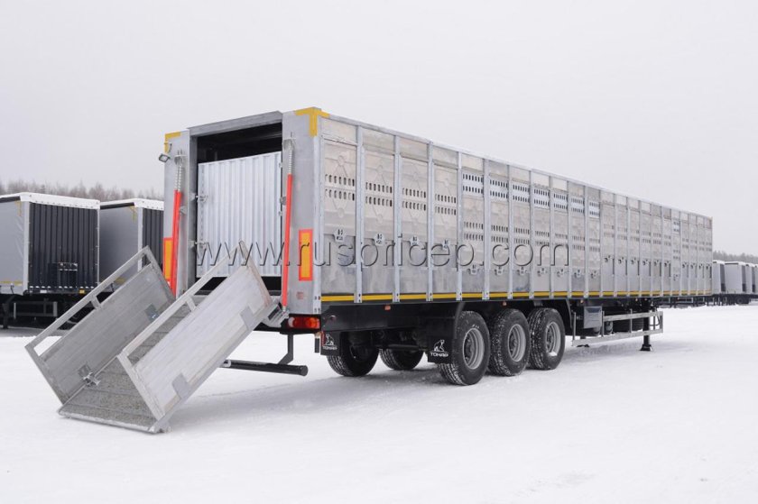 Полуприцеп скотовоз Тонар