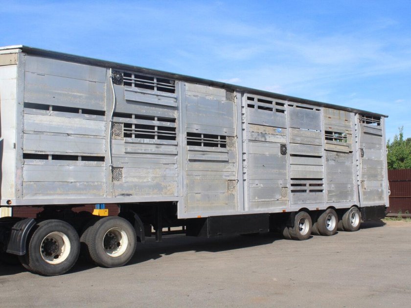 Полуприцеп-скотовоз АПС 552400