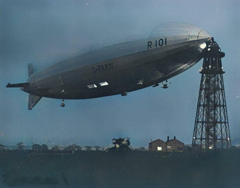 R101 дирижабль крушение