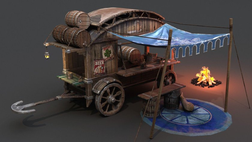 Средневековая телега