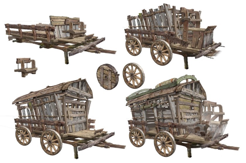 Телега средневековье